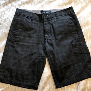 Fox Men’s Casual Shorts Black/Gray Size 31
